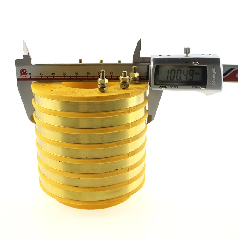 
50mm hole carbon brushes Collector 7 rings rotary joint slip ring use for Playground Equipment 