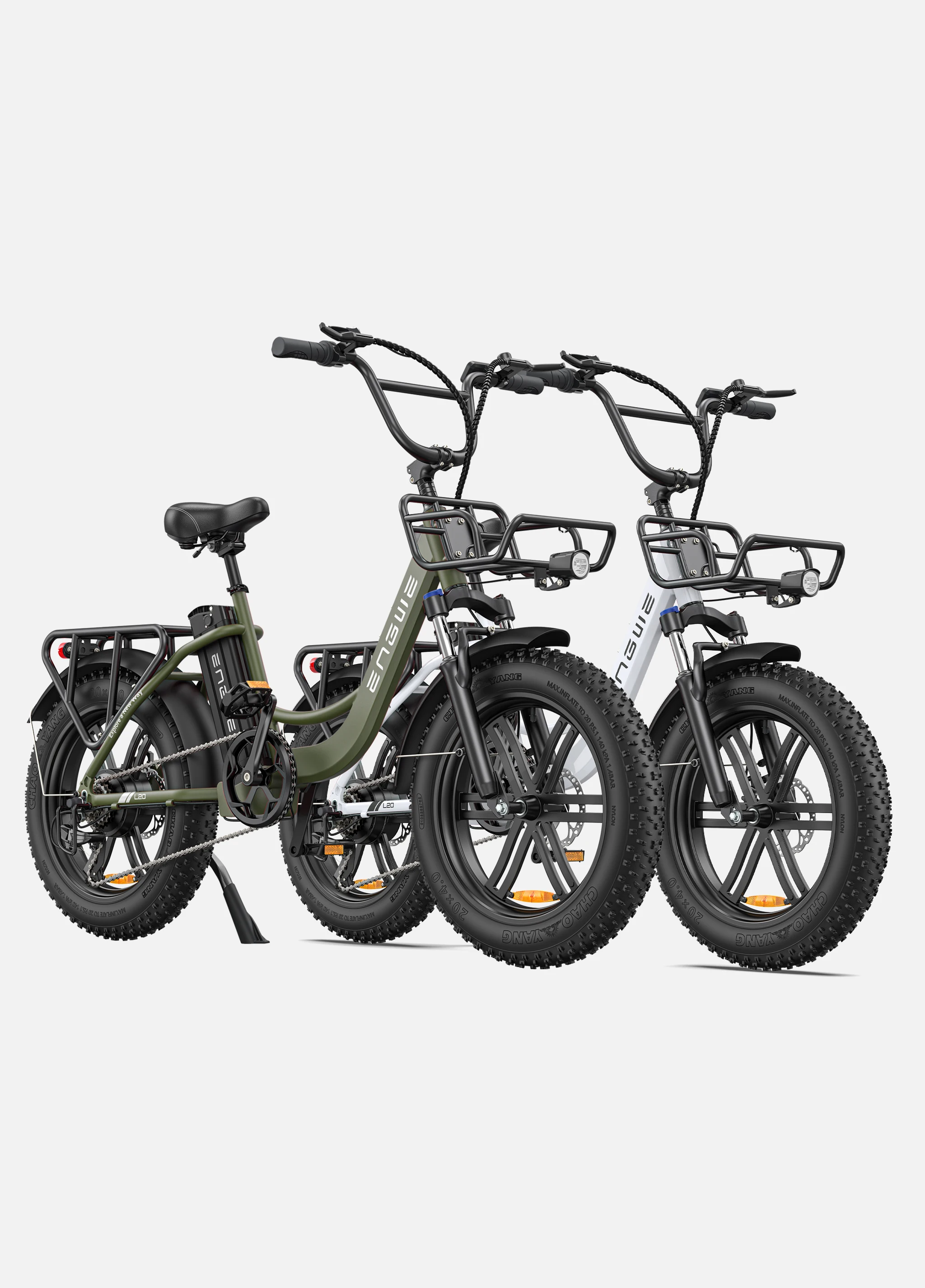 EU stock ENGWE L20 Customized 48V13Ah 750/250W Electric City Bicycle with Fat Tires for Ladies, Perfect for Off-Road Excursions!