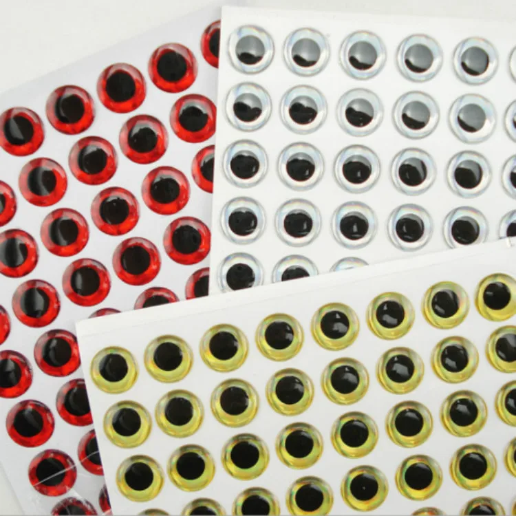 Hard Epoxy Eyes  Single and Paired Styles, Fishing Fly Tying Lures Crafts