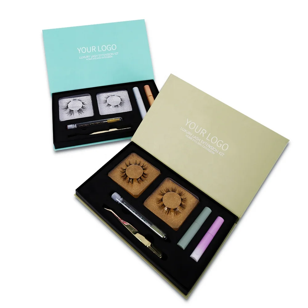 Набор ресниц Inice для самостоятельной сборки с частным брендом 3D-эффект сегментированные накладные ресницы самостоятельного наращивания клеем выбор и удаление