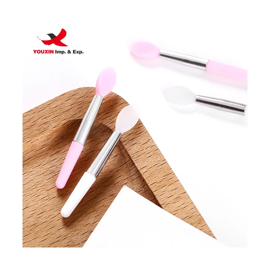 FENGFLY Wholesale custom logo Mini Reusable Lip Mask oil care balm scrub silicone lip applicator Silicone Lip Brush