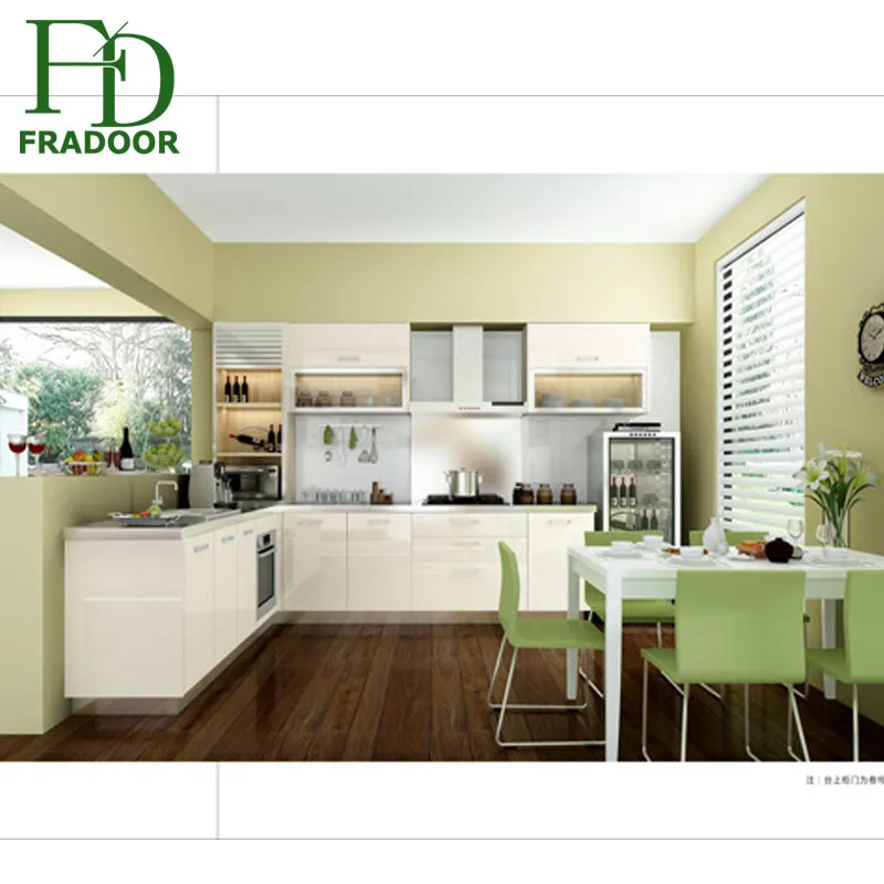 Aluminum modular wardrobe cabinet marble counter top modern kitchen cabinets design