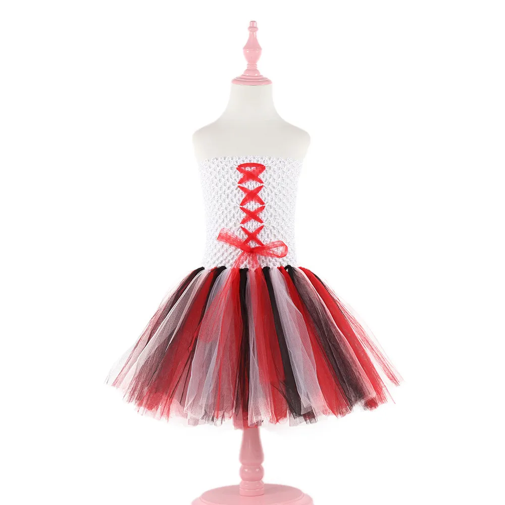 
Net yarn princess dress children pirate fluffy dress cosplay anime costume 