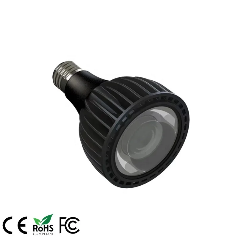 CE RoHS PSE COB без вентилятора одобренная с регулируемой яркостью E26 E27 мерцания изолированный драйвер 20 Вт PAR30 лампа для выращивания