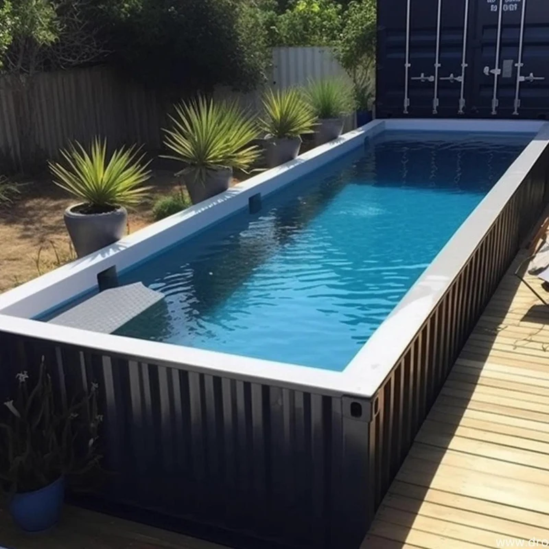 Best sale high quality container swimming pool 40ft/20ft/10ft outdoor swimming pools