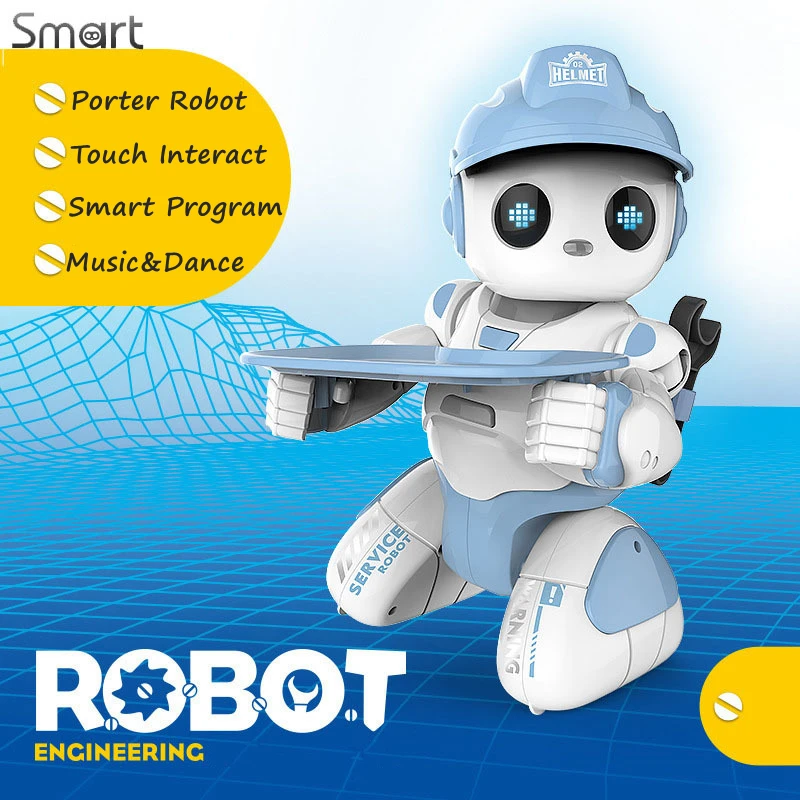 Manufacturer Small Size Programming Intelligent Robot Singing & Dancing Auto Demo Gliding Porter Robot Toys for Kids