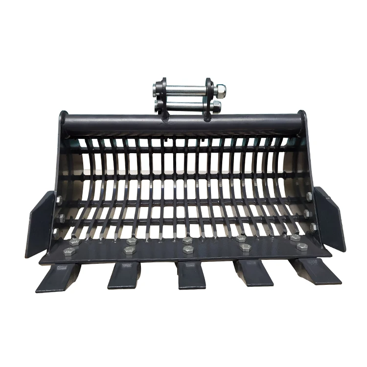 Chuangxin New Customization Top Quality Mini 1.2Ton 1 Ton 1.6Ton Excavator Skeleton Tooth Buckets With Hole