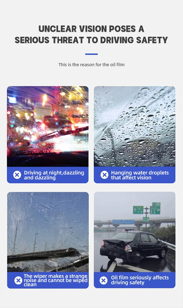 OGAS 230G Car Glass Polishing Cream Deep Cleaning And Polished Glass Scratch Car Glass Deep Cleaning Cream