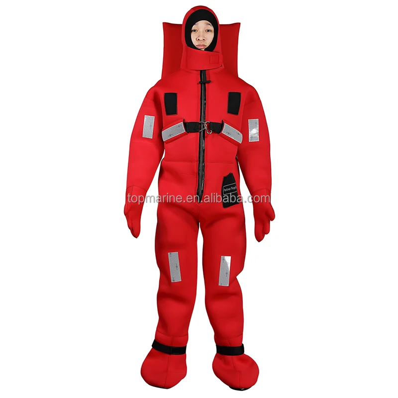 SOLAS marine lifesaving hypothermia protection survival suit high quality survival rescue suits