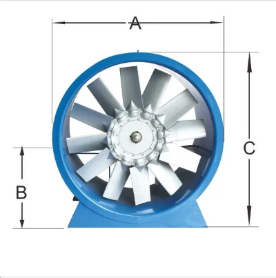 GWS-I axial High Temperature exhaust extractor air cooler dust remover fume aspirator draft cooling circulation fan blower