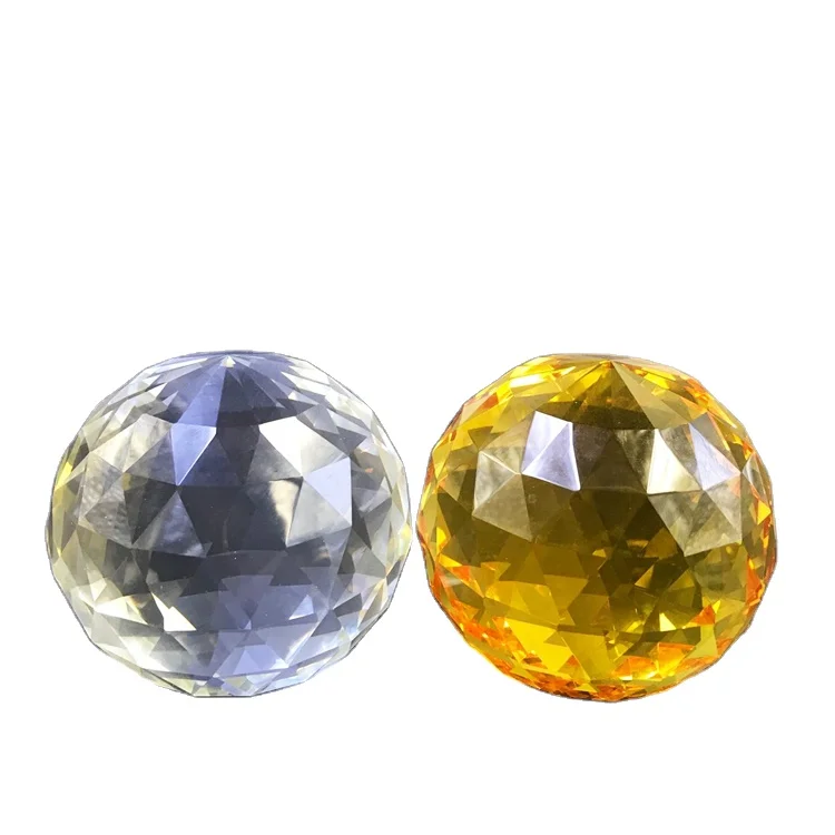 Оптовая продажа, высококачественные декоративные прозрачные граненые Хрустальные шарики