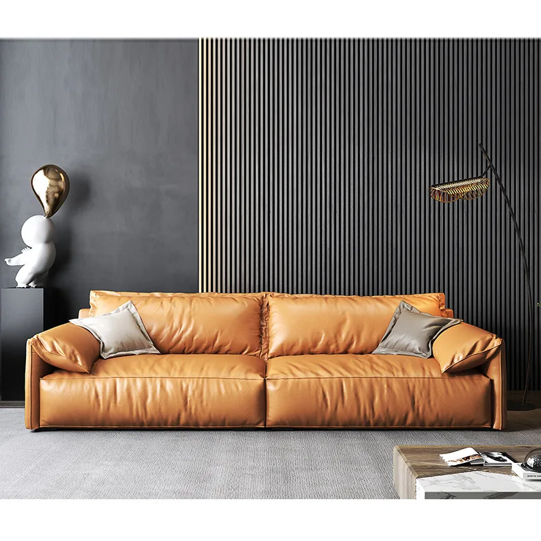 Luxury modern Italy fashion Living Room furniture sofa Sets of 3/4/5 person seater in GENUINE leather Upholstery