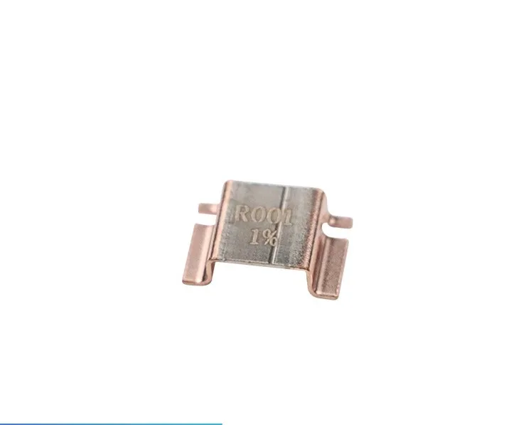 Practical conventional SMD chip resistor 0.2 to 5 milliohm resistance value with full metal structure