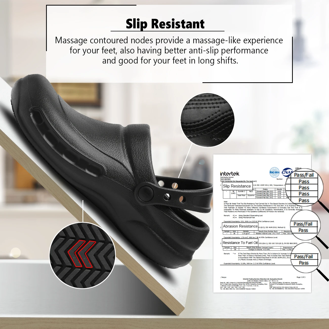 Нескользящая кухонная обувь, защитная обувь шеф-повара, водонепроницаемая Легкая летняя обувь, черные садовые сандалии 2021