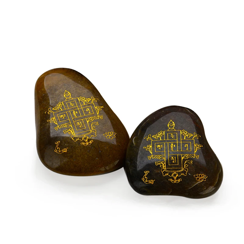 
Special Magic stone Cheap Creative Gift Wishing stone Customized Engraved Semi Precious Stone Crafts for Sale Wholesaler 