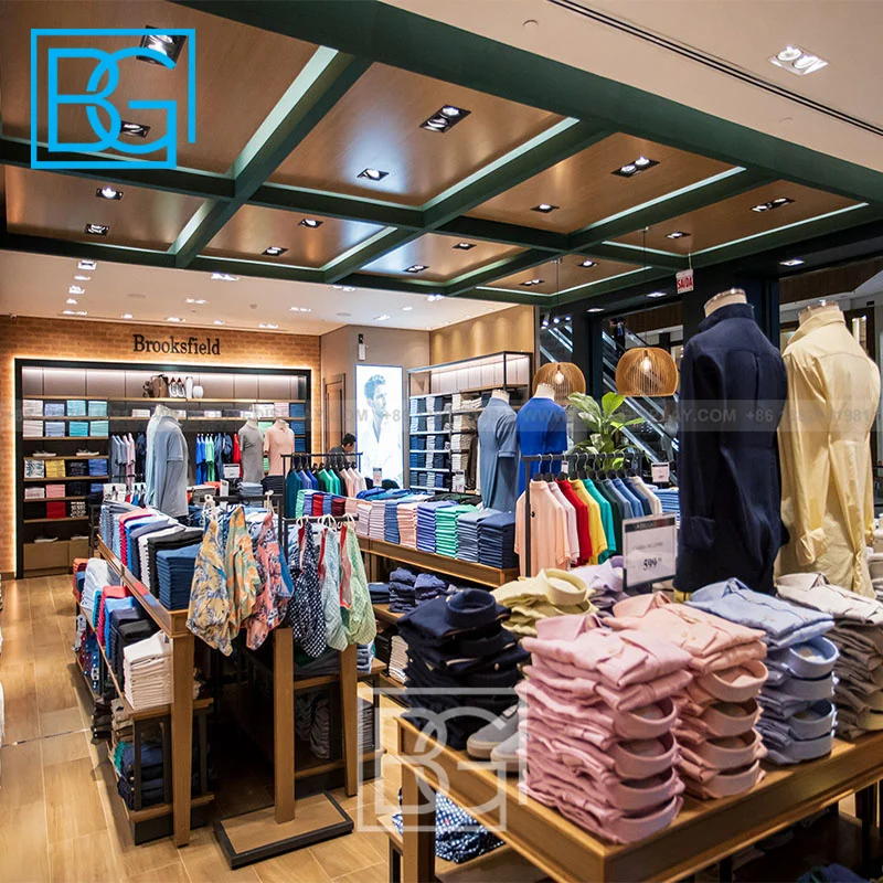 Factory Manufacturing Garment Rack Clothing Rack Showcase Clothing Furniture Decoration Clothes Store