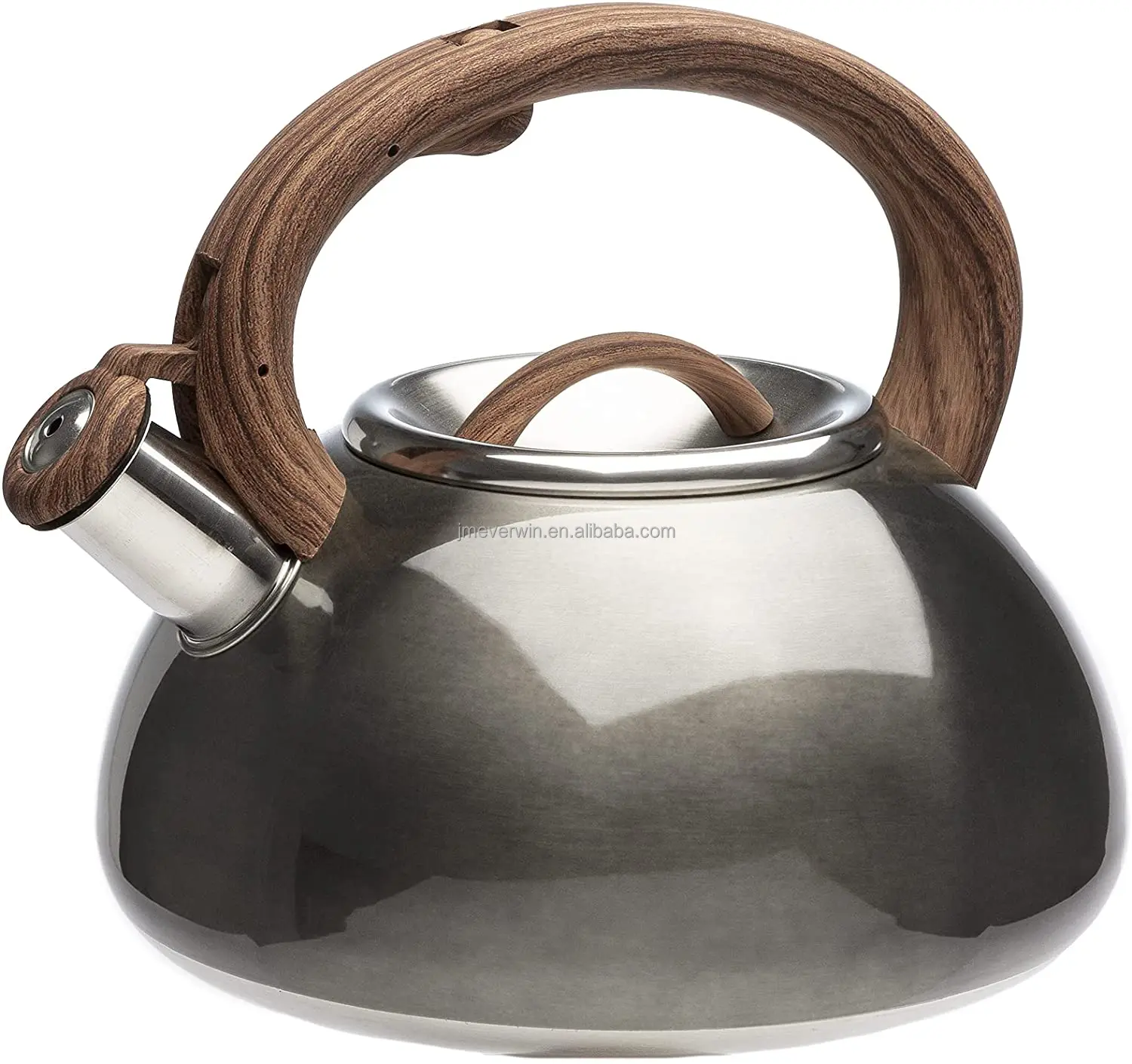 Fashion Stainless Steel Copper Painting Teapot Hot Water Whistle Boil Kettle 3.0L