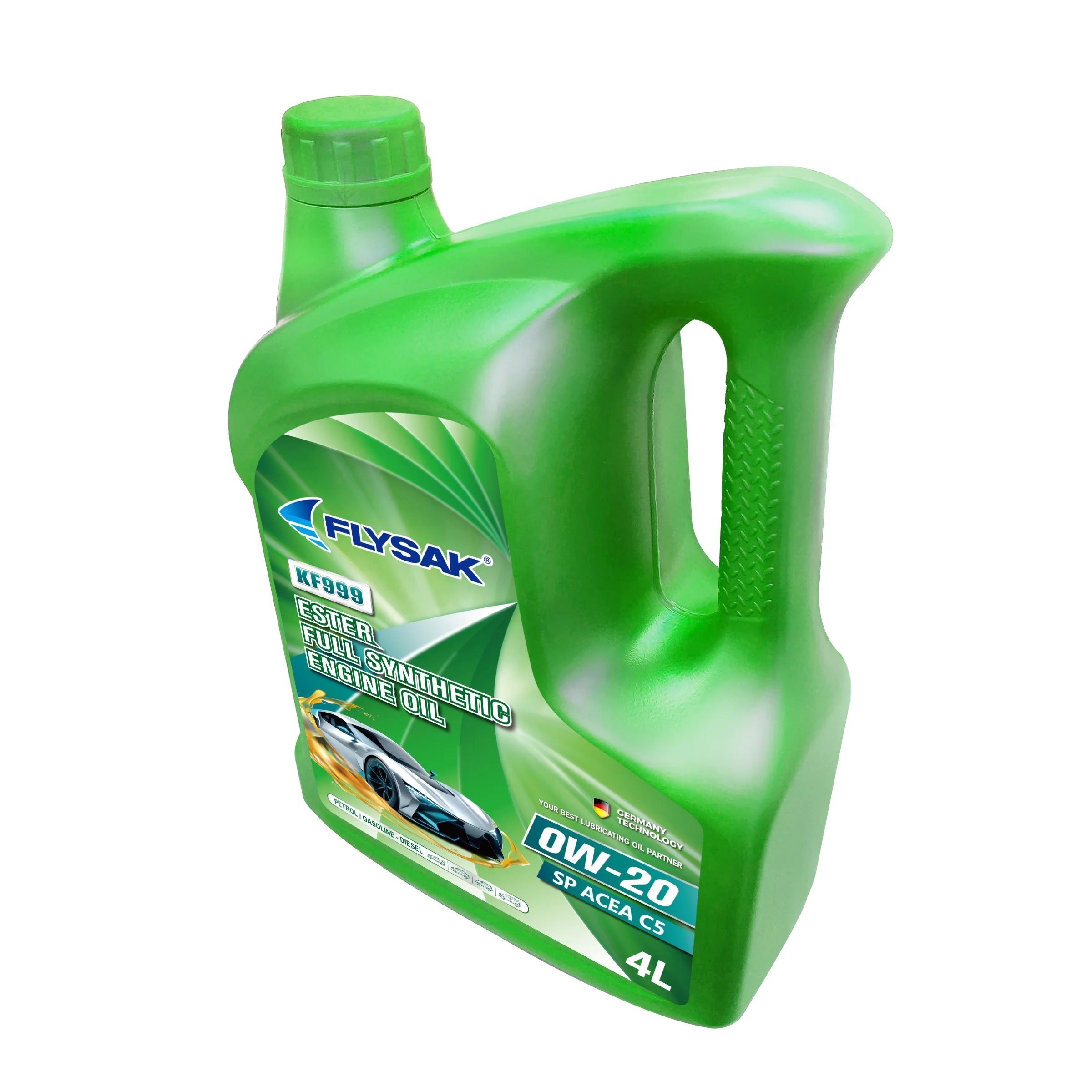 factory direct sale FLYSAK KF999 fully synthetic ester engine oil c5 sp 0w-20 4l