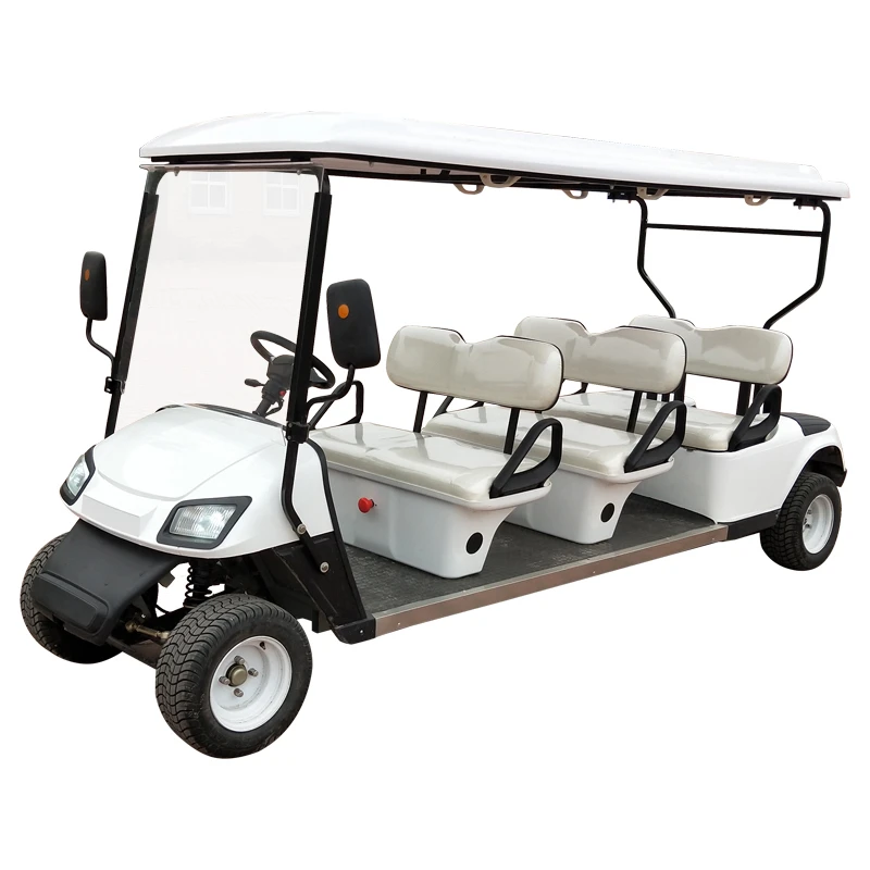 Qingdao Raysince cheap price 6 seater electric sightseeing car electric golf carts