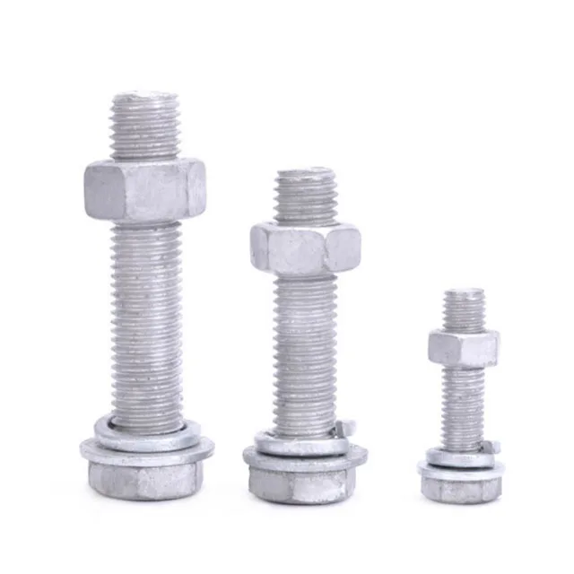 Wholesale High Quality 8.8 Grade Hex Bolts and Nuts M4 M6 M8 M10 M12-M36 DIN933 934