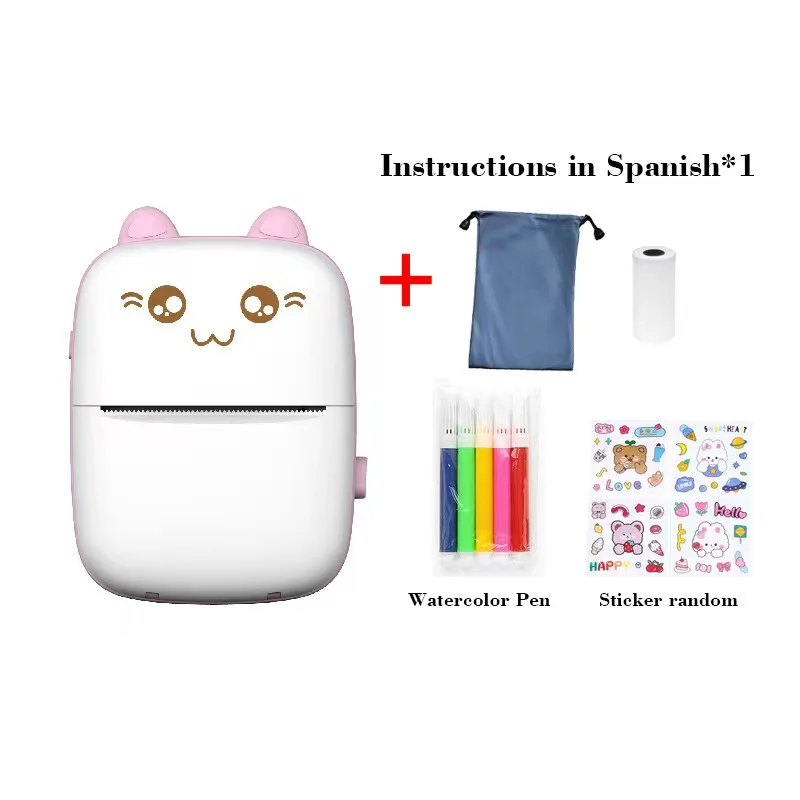 Snbo Tik tok Hot Portable Thermal Printer Mini Print Paper Photo Pocket BT Thermal Printer 58mm Memo Portable Label Printer