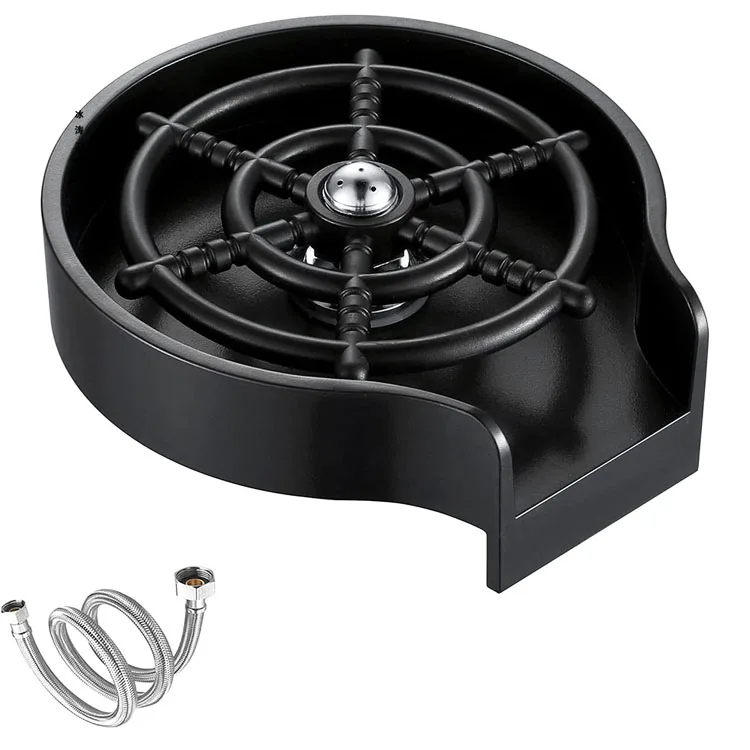 Wholesale Automatic Glass Cup Washer High Pressure Automatic Kitchen Sink Glass Cup Bottle Spin Quick Bar Glass Mug Rinser