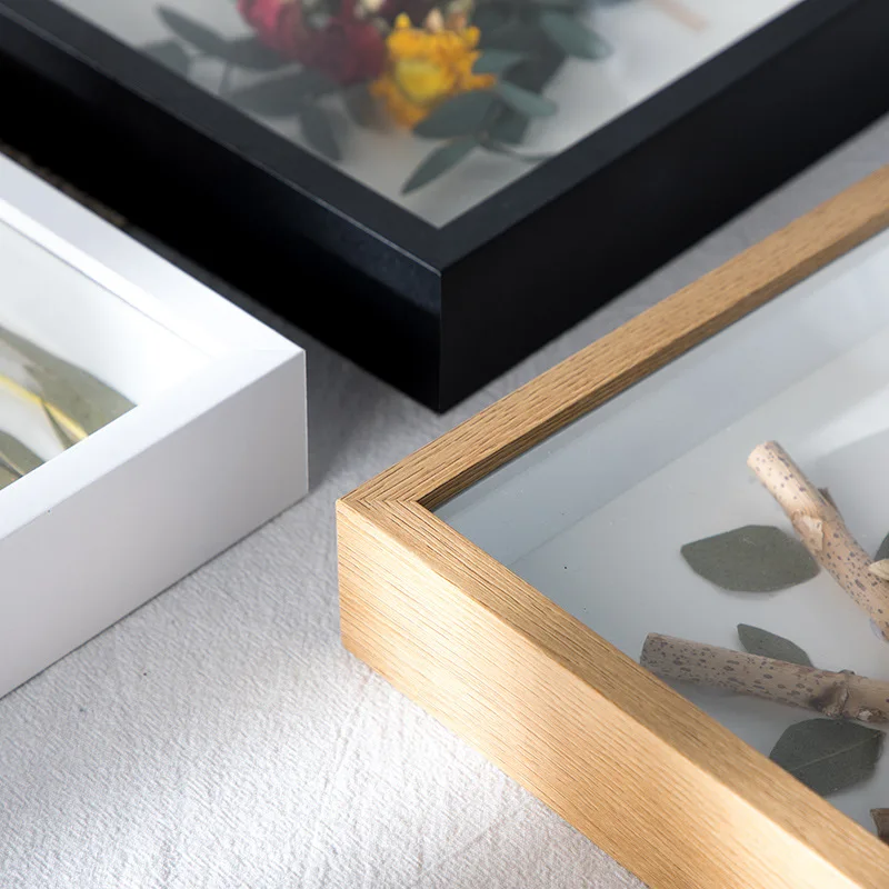 Wholesale MDF Craft Picture Box Frame Photo 3d Shadow Specimens Box Frame Picture Frame