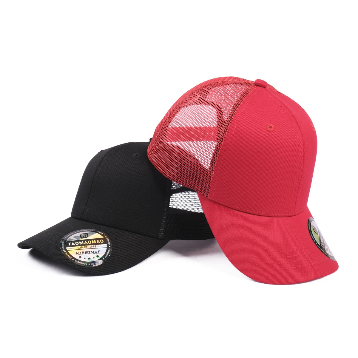 Wholesale Custom Men Classic 6 Panel Curved Brim Richardson style 112 Cap Snap Back Trucker Hats With Embroidered Logo