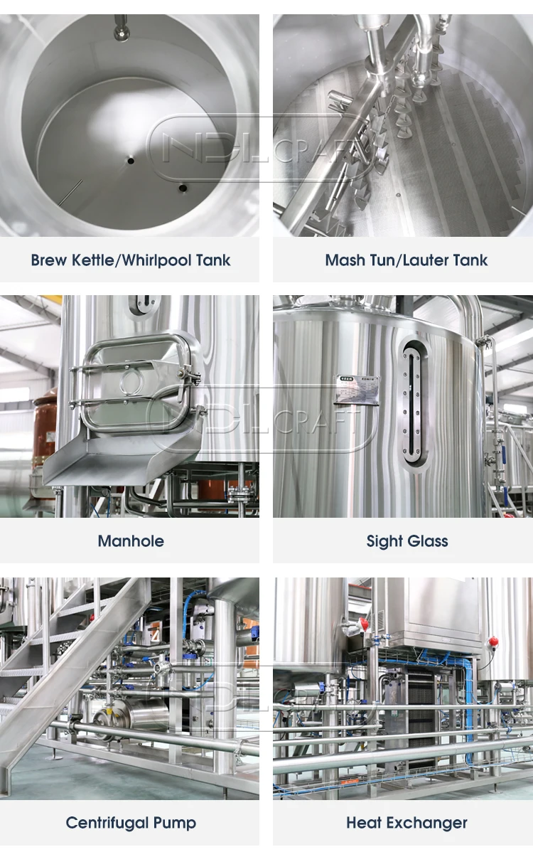 1000L brewhouse details