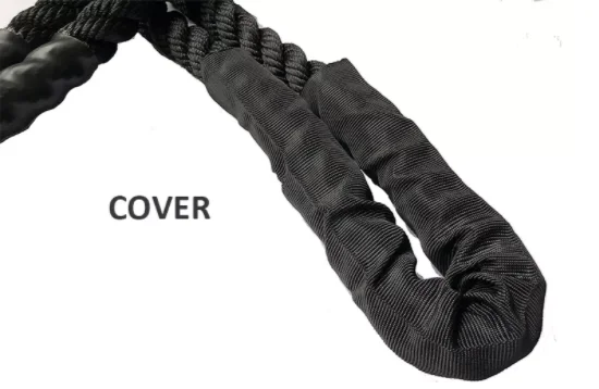 Fitness Heavy Rope Gym Power Training Battle Rope 25mm38mm50mm High Strength Durable Polyester  Comfortable Grip Linen Rope
