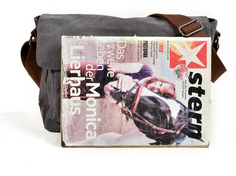 N-138 Nerlion in Stock Fast Delivery Waterproof Oil Waxed Canvas Messenger Laptop Briefcase Large Satchel Canvas Messenger Bag