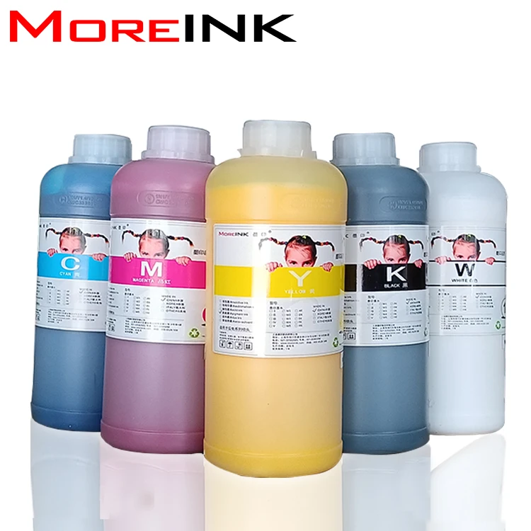 Цифровой Текстиль Inkbank чернила для печати CMYK 1000 мл ПЭТ-пленка теплопередающая белая пигментная чернильная