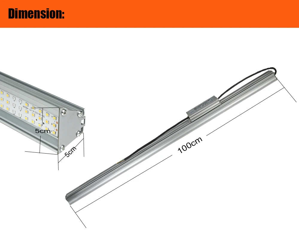 Full Spectrum LED Plant Grow Lights Greenhouse 100w LM301h LED Strip for Indoor Farm
