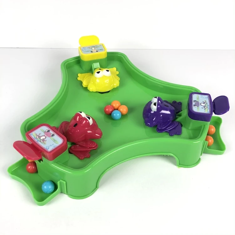 2021 Children Play Interactive Toys Frog Game Hungry Frogs Eating Beans Multiplayers Table Game For Kids