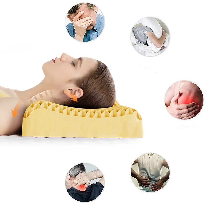 Customized color TPE Pillow TPE Thermoplastic High Elasticity Pillow Contour TPE pillow