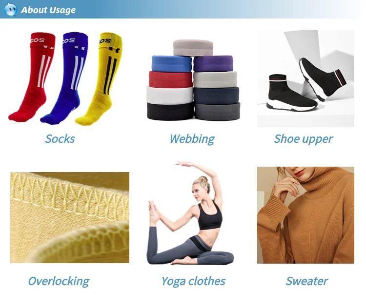 100d/2 70d/2 100% nylon 6 high twist hank dyed high stretch crochet yarn for socks