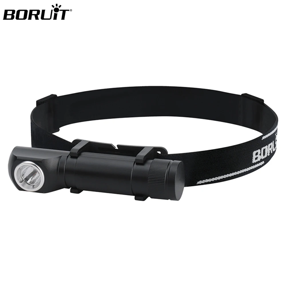 BORUiT 180 degree Rotation With Magnetic Lampe Frontale 18650 USB Rechargeable L2 LED headlamp With Battery Indicator