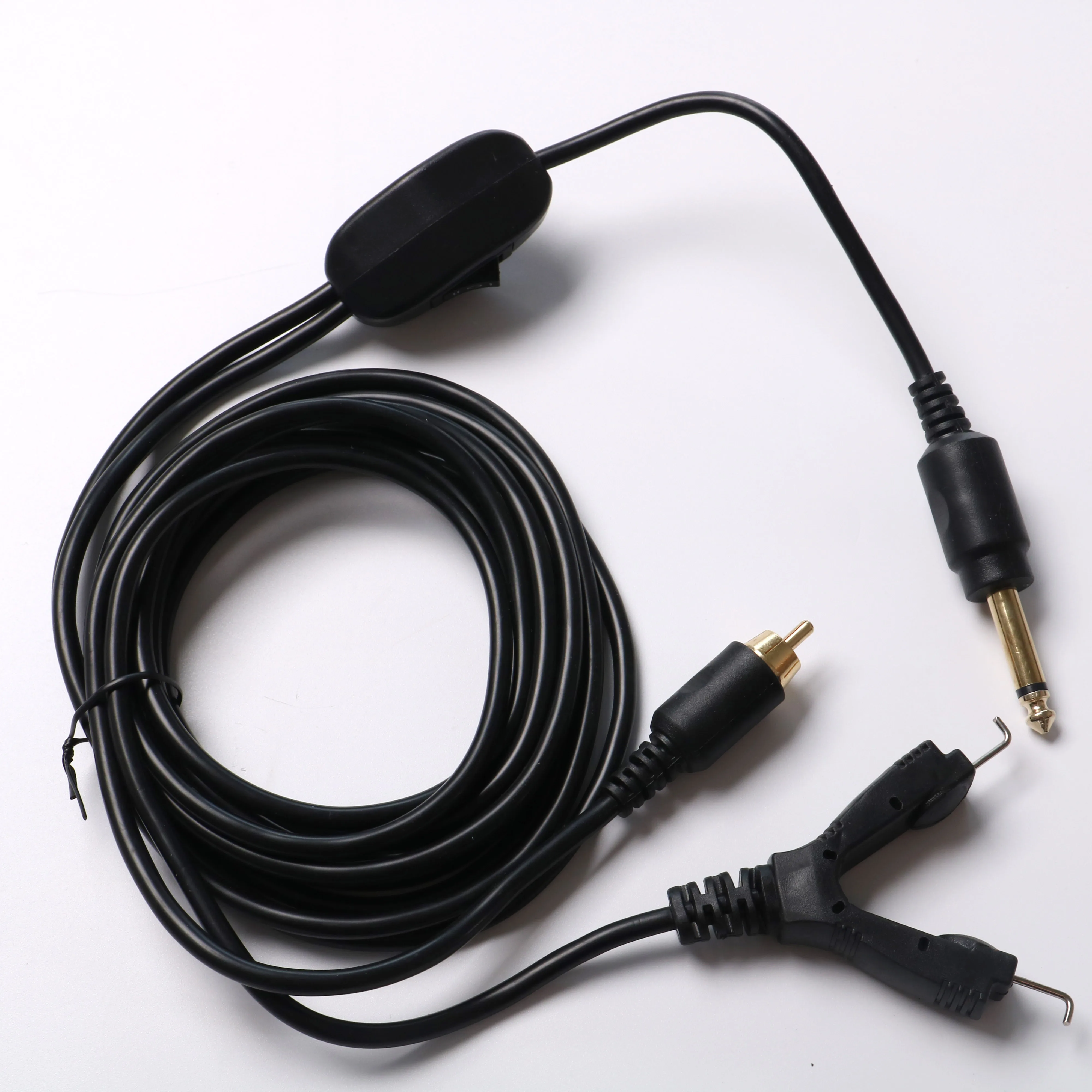 Tattoo Machine RCA Clipcord  Quality Tattoo Power Supply Cable Silicone Dual Clip Cord