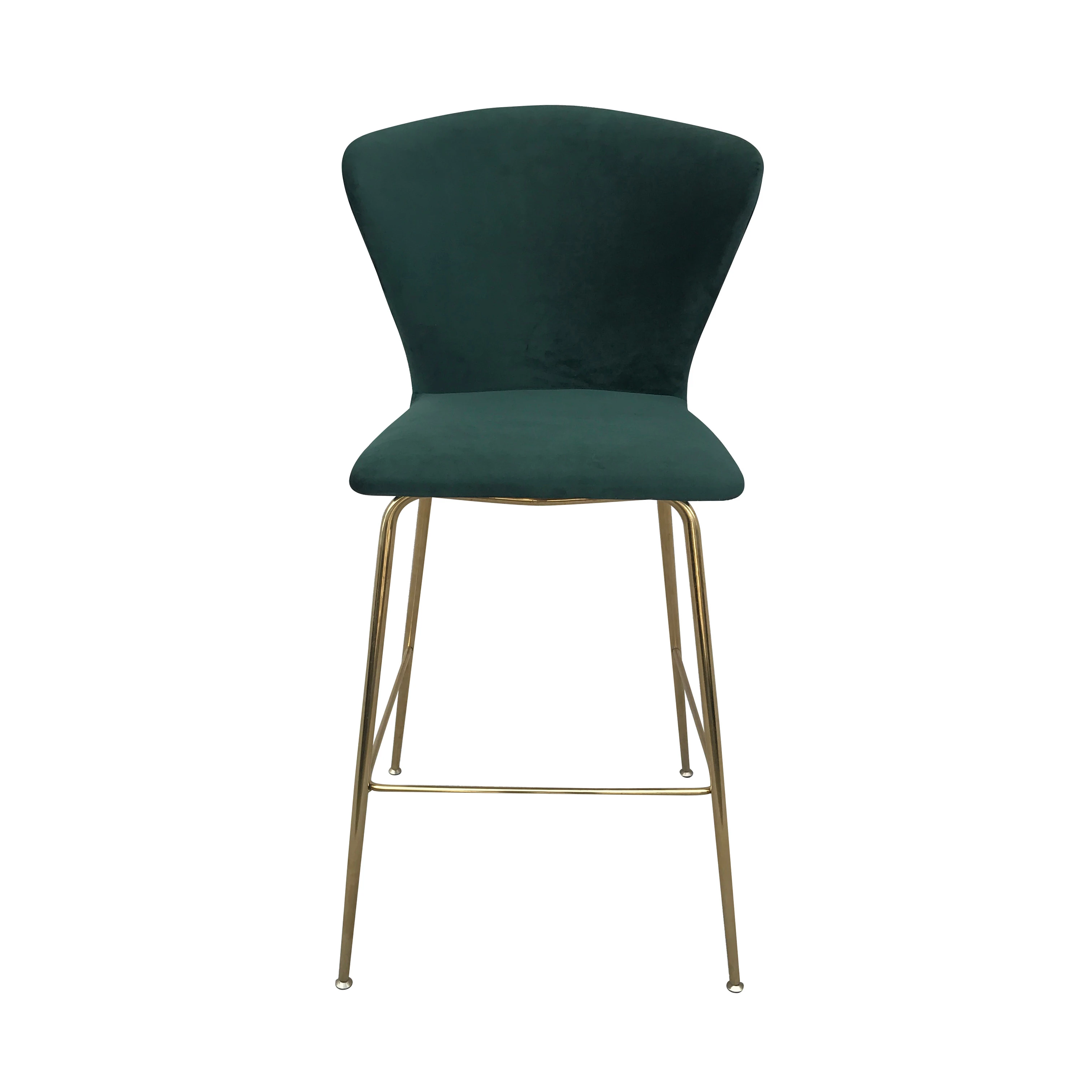 Luxury Bar Stool Modern Outdoor Metal Kitchen Velvet Bar Chair Barstool Counter Height Bar Stool For Kitchen