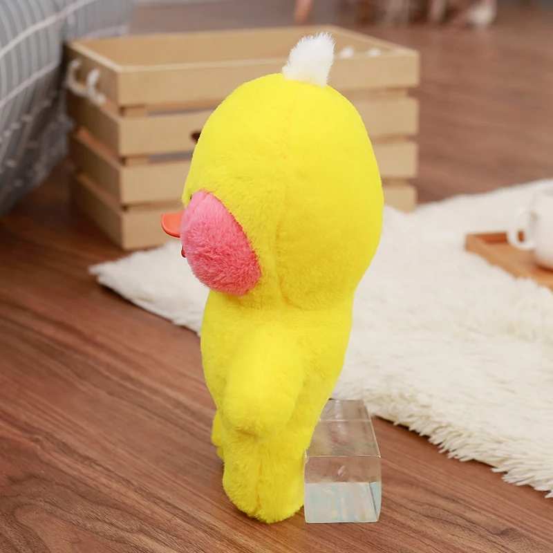 30cm Cute LaLafanfan Cafe Decor Plush Toy Stuffed Soft Kawaii Duck Doll Hyaluronic Acid Little Yellow Duck Pillow
