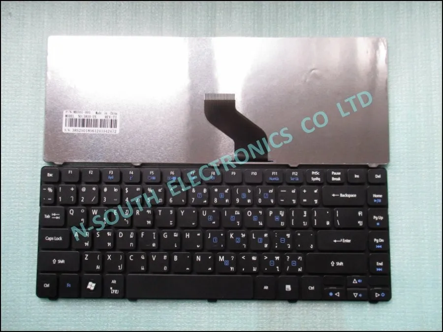 Buy wholesale price keyboard for acer aspire 3810t 4810t 4535 4535g black SP layout