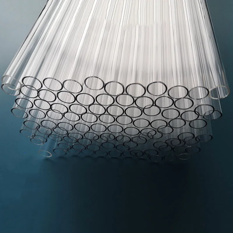
heat resistant quartz tube both ends open glass cylinder 