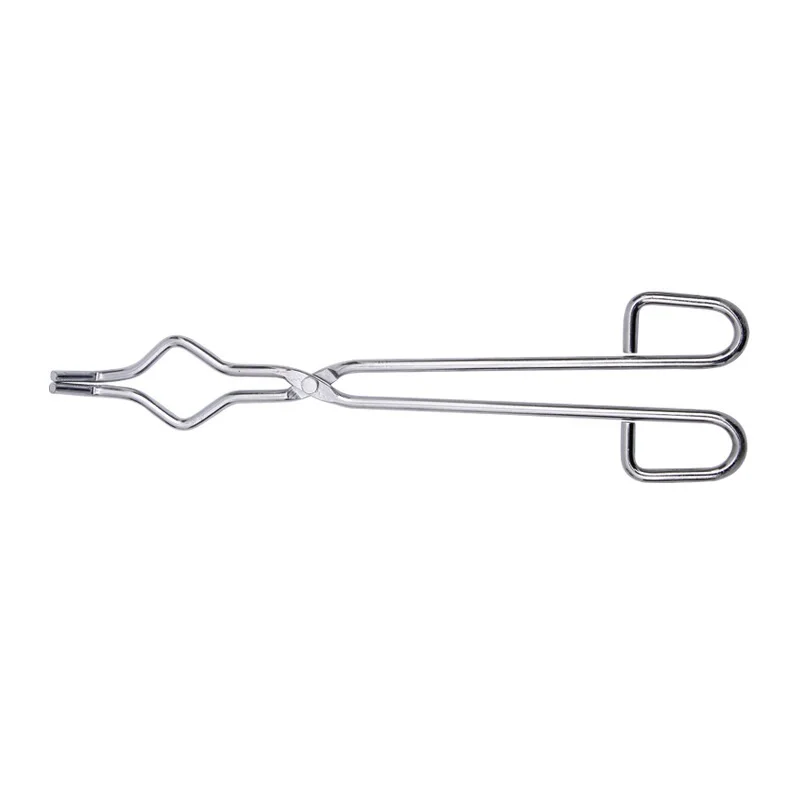 Щипцы, держатель тигеля, стакан, круглые щипцы для печи, ручка из нержавеющей стали, длина 16 дюймов, 40 см