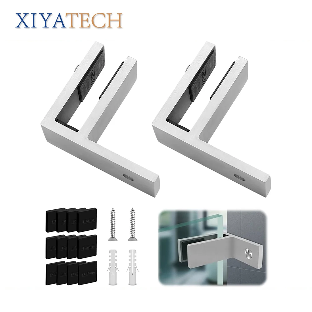 XIYATECH Hot Selling 304/316 Stainless Steel Glass Railing Clamp Bracket for Secure Balcony Installations