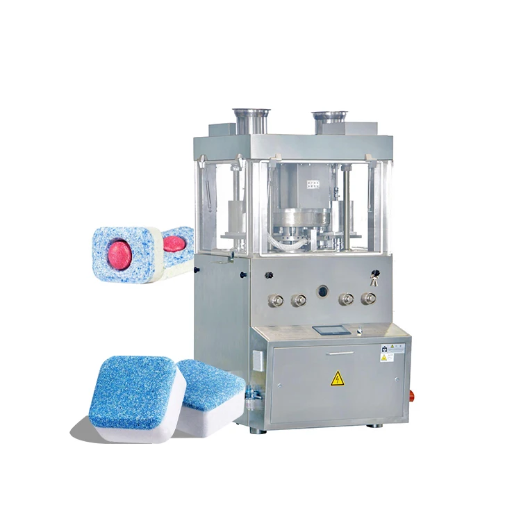 Automatic Pressure Control double layer dish washing tablet making machine press