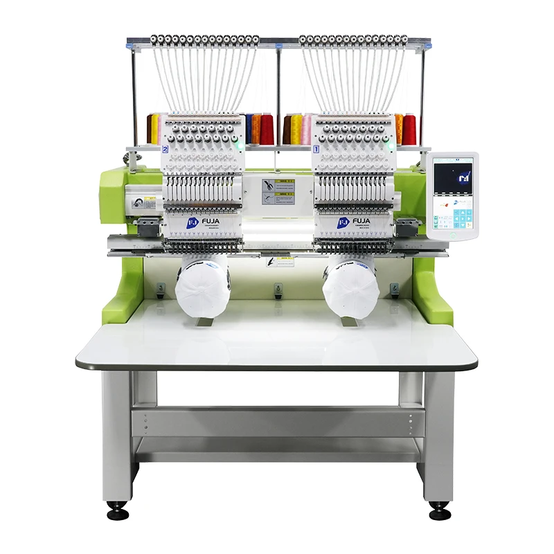 High Quality Doubt Head 12 15 Needles Computerized Industrial Embroidery Machine for Flat Hat Garment