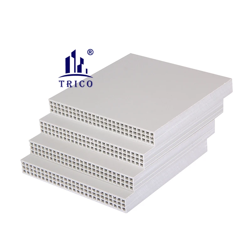 Recycled Formwork Board Column Slab Formwork Sheet 18mm PP Hollow Plastic Formwork