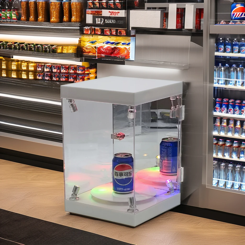 OEM Acrylic Display Stand Cabinet LED Lights Museum Collectibles Model Box Organizer Home Office Reliable Display Rack Supplier