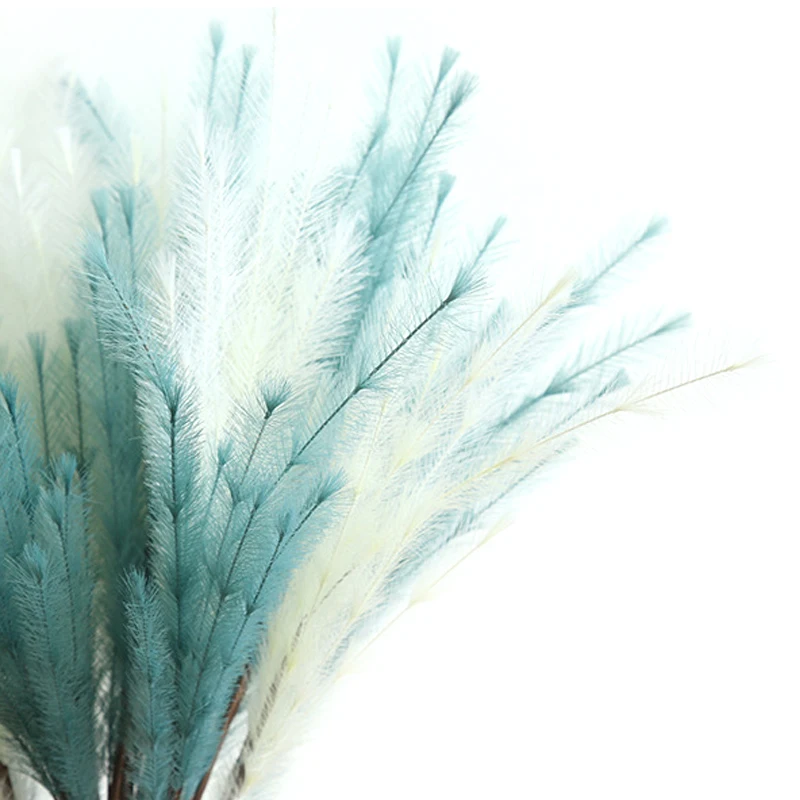 Faux Tall Fluffy Grass For Wedding Home Party Decor, Large Fluffy Artificial Floral Pompas Grass Branches for Floor Vase