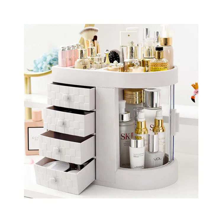 Makeup Organizer desktop dressing case Cosmetic Display Stand large Capacity Make Up Storage Box